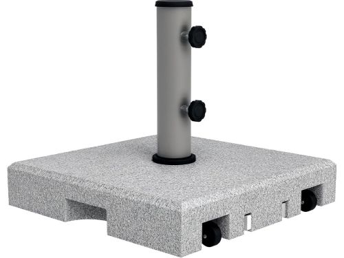 Parasolvoet op wielen - Parasol standaard verrijdbaar - Vulbaar