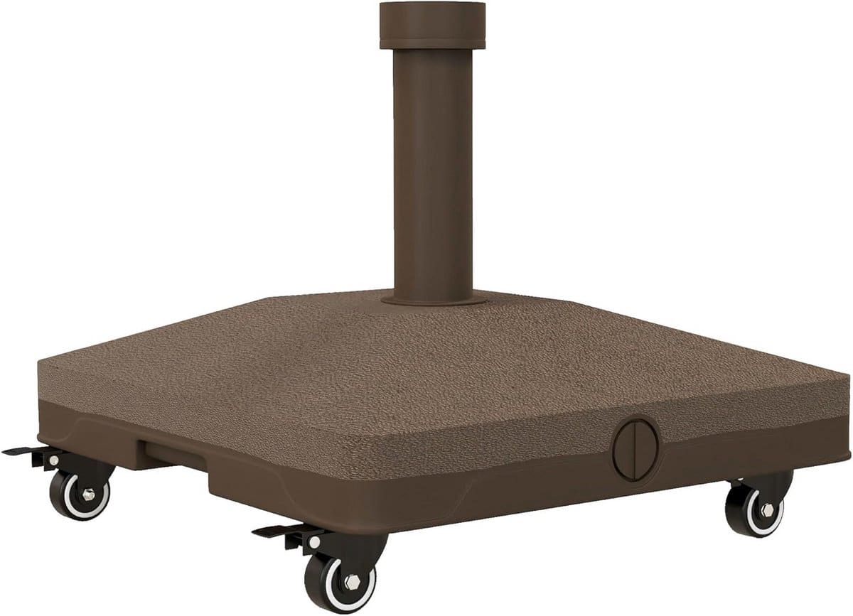 parasolvoet op wielen parasol standaard verrijdbaar vulbaar