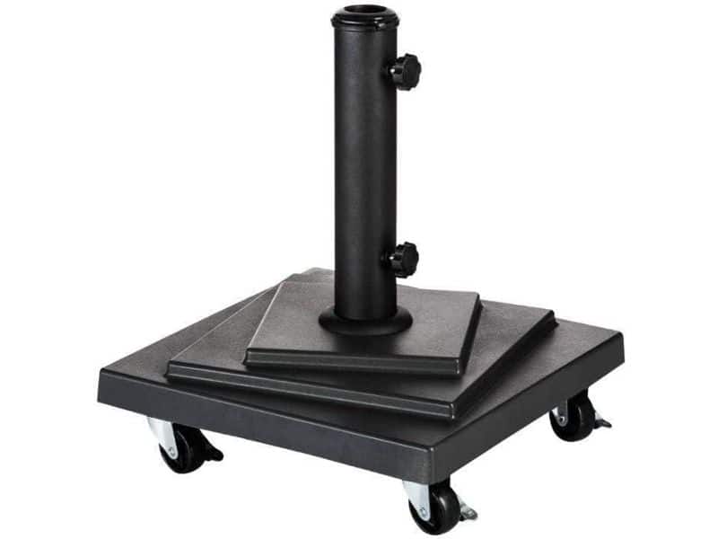 Parasolvoet op Wielen - Stevig en Verplaatsbaar - Voor Stabiele