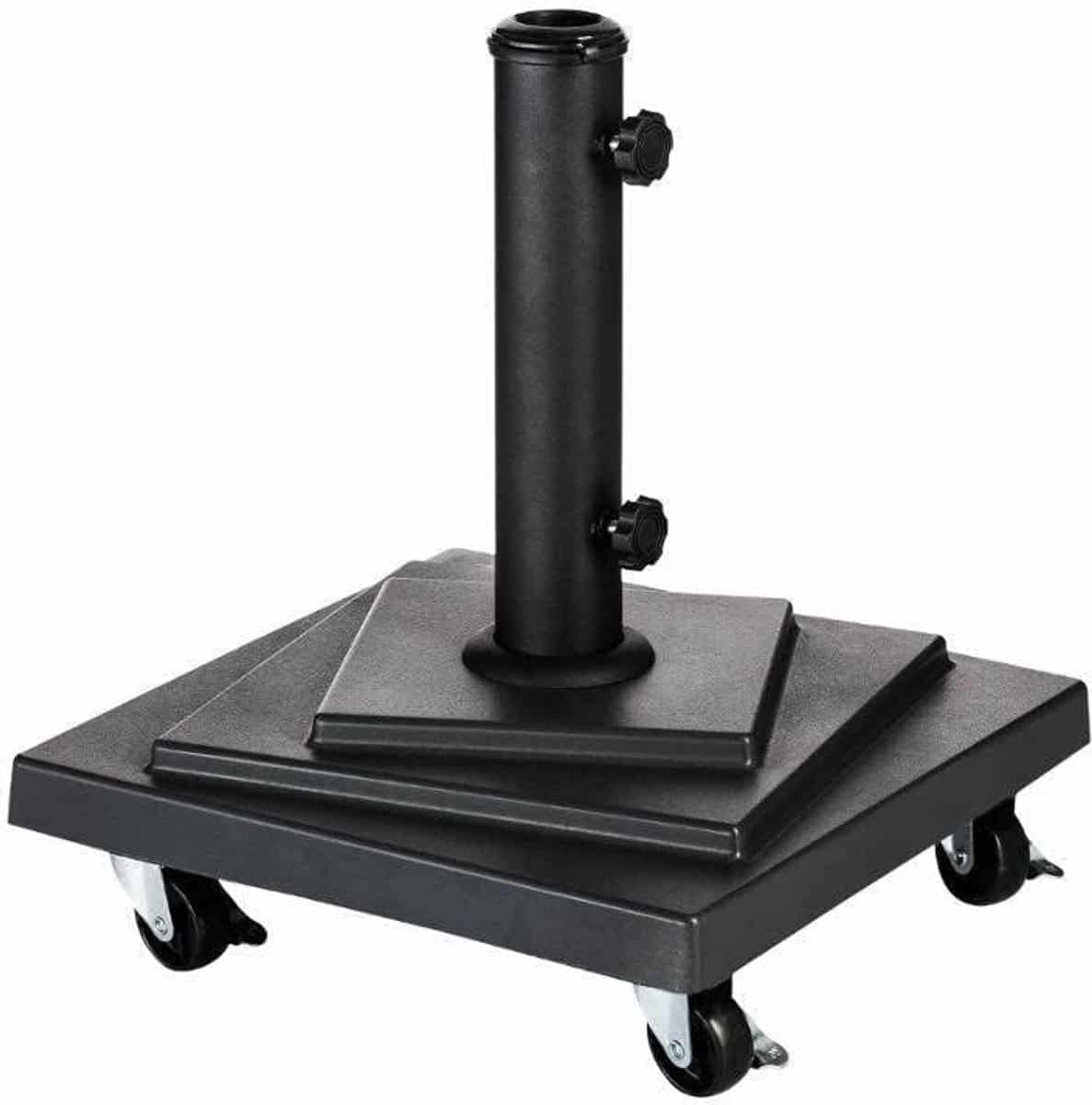 parasolvoet op wielen stevig en verplaatsbaar voor stabiele