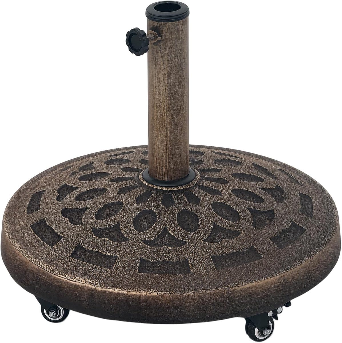 parasolvoet op wielen stevig en verplaatsbaar voor stabiele