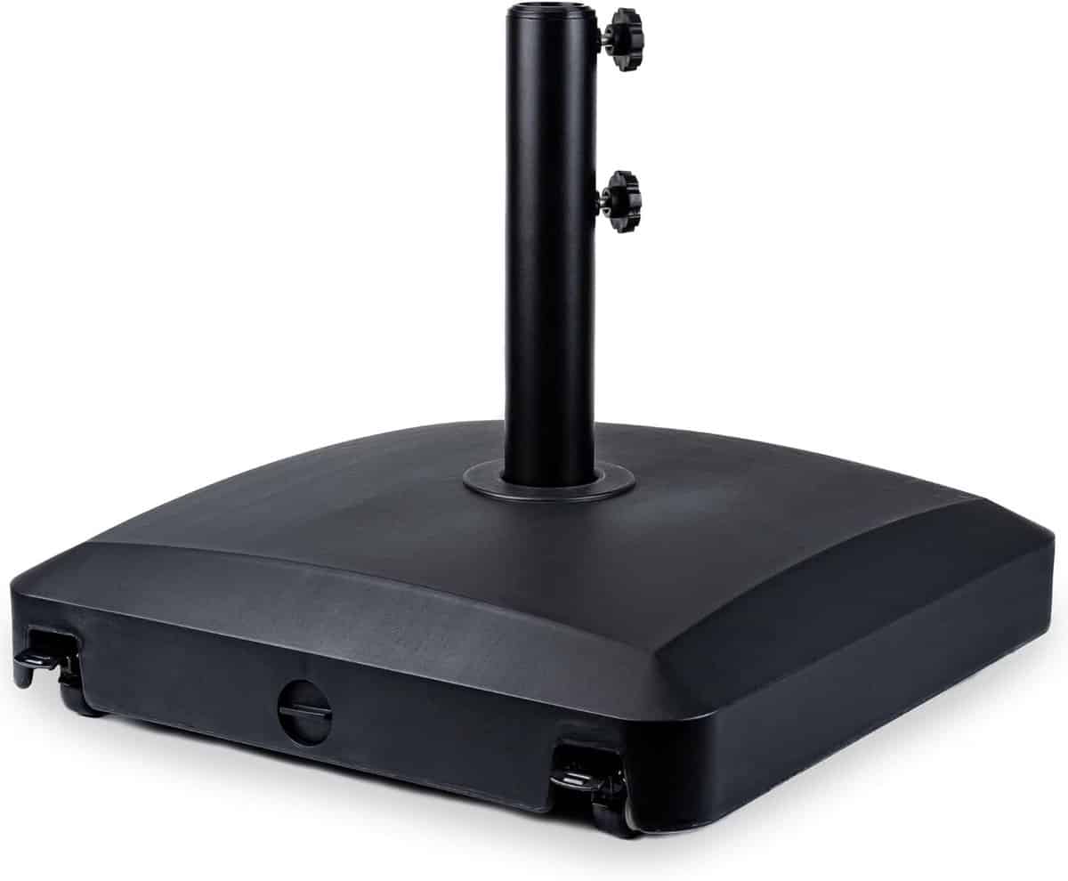 parasolvoet op wielen stevig en verplaatsbaar voor stabiele