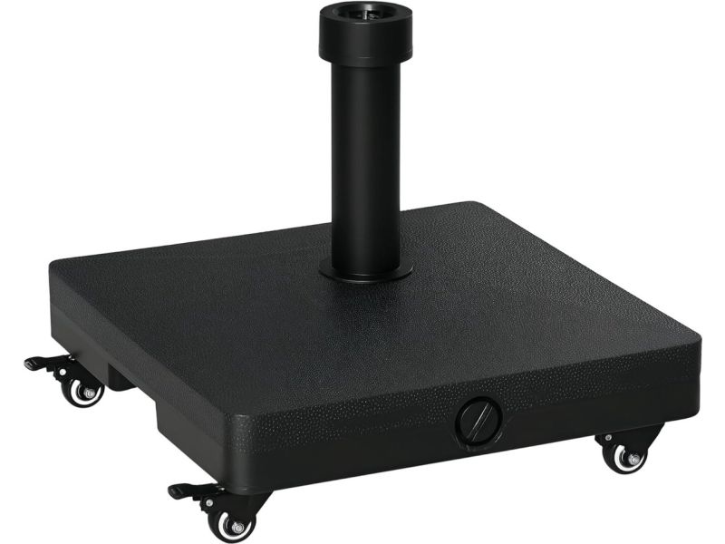 Parasolvoet op Wielen - Stevig en Verplaatsbaar - Voor Stabiele