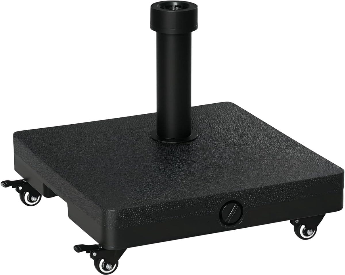 parasolvoet op wielen stevig en verplaatsbaar voor stabiele