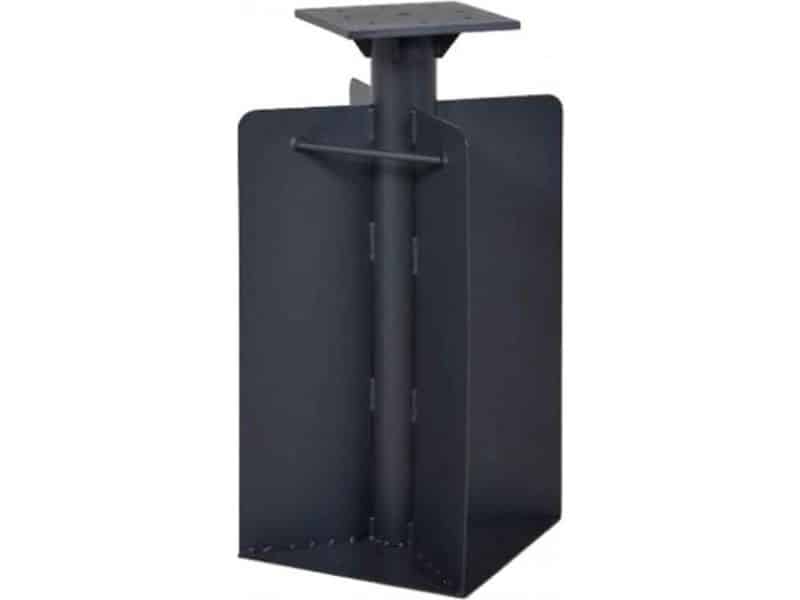 parasolvoet Underground base mataal boorgaten 9,5 en 11,3cm