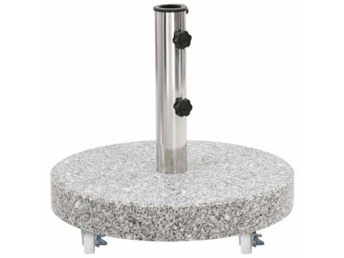 Parasolvoet van Graniet 30kg - Stabiele Parasolstandaard met Wielen en