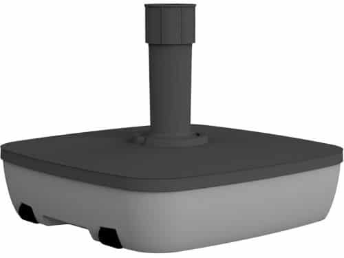 Parasolvoet Vierkant 25L - Vulbaar met Zand (40kg) of Water