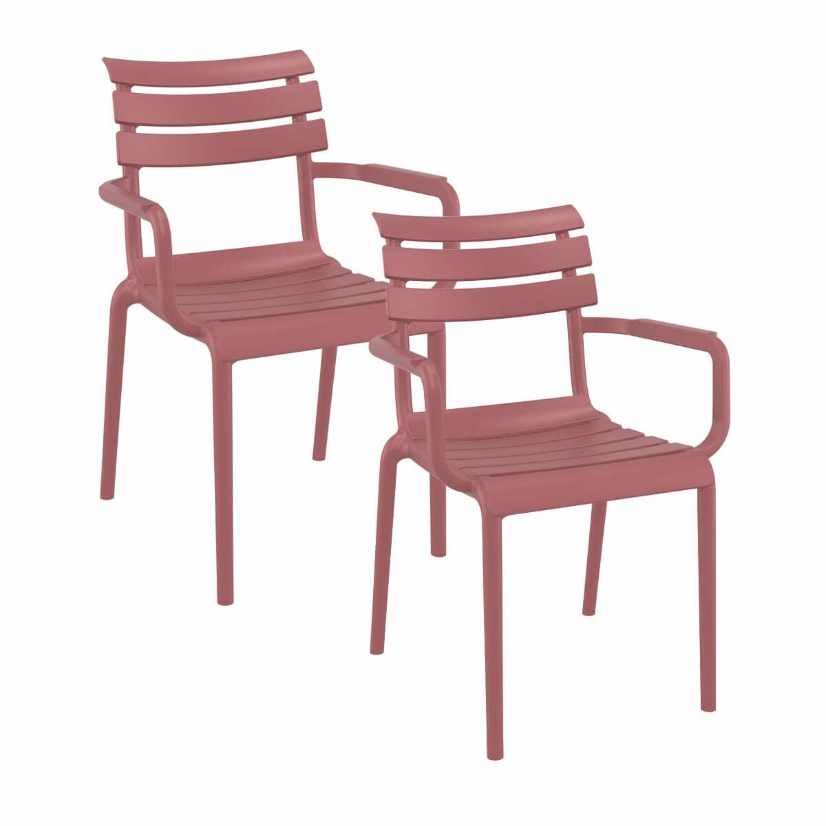 paris tuinstoel marsala 2 stuks