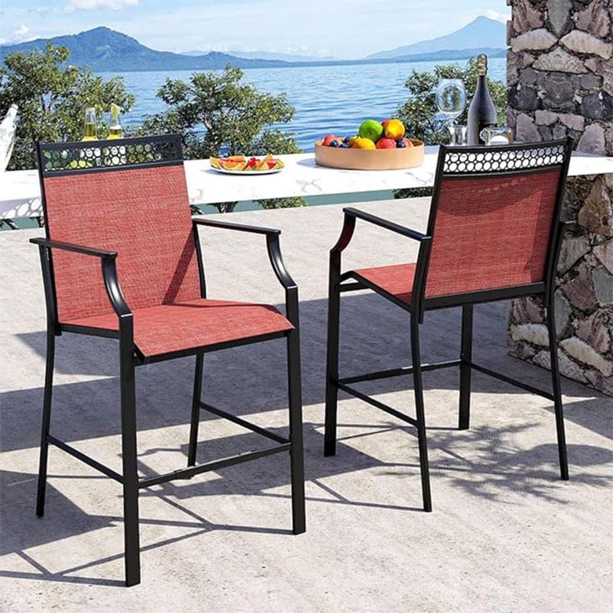 patio stoel set tuinstoelen buitenzetel balkon stoelen