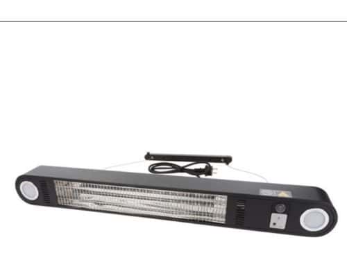 Perel Patio Heater Wall or Ceiling Mount 1500W