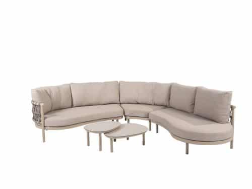 Piacenza loungeset 3-delig latte