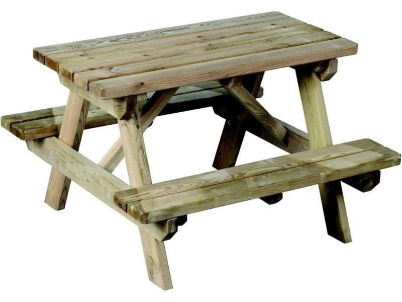 Picknickbank Auréa naturel - 90 x 89 x 56,5 cm