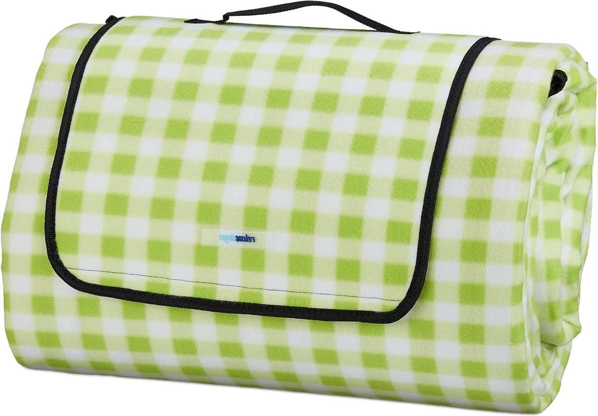 picknickkleed xxl 200 x 300 cm waterdichte onderkant ruit patroon