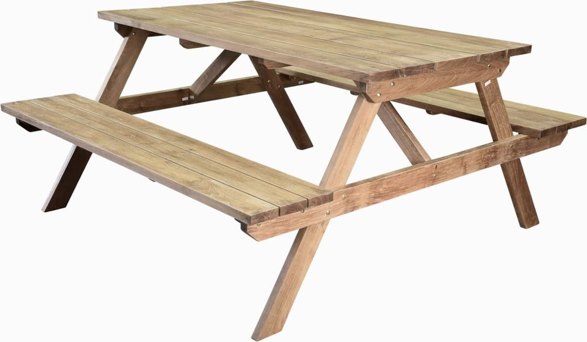 Picknicktafel 150x165cm teakhout