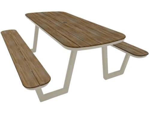 Picknicktafel Lazio | Aluminium/Kunststof | 200cm | 6-8 personen