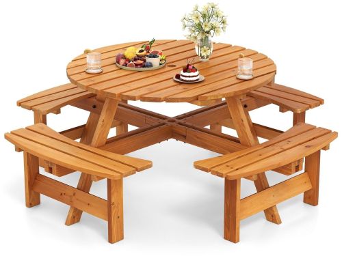 Picknicktafel - Tuintafel - Tuinmeubel - Picknickbank - Buitenmeubel