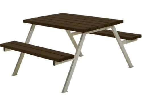 Picknicktafel vuren gegrond zwart - Alpha 161 x 118 x