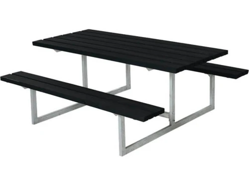 Picknicktafel vuren geimpregneerd - Basic - zwart - 160 x