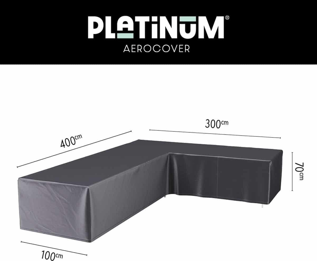 platinum aerocover loungebankhoes l vorm 400x300x100xh70 rechts ademend