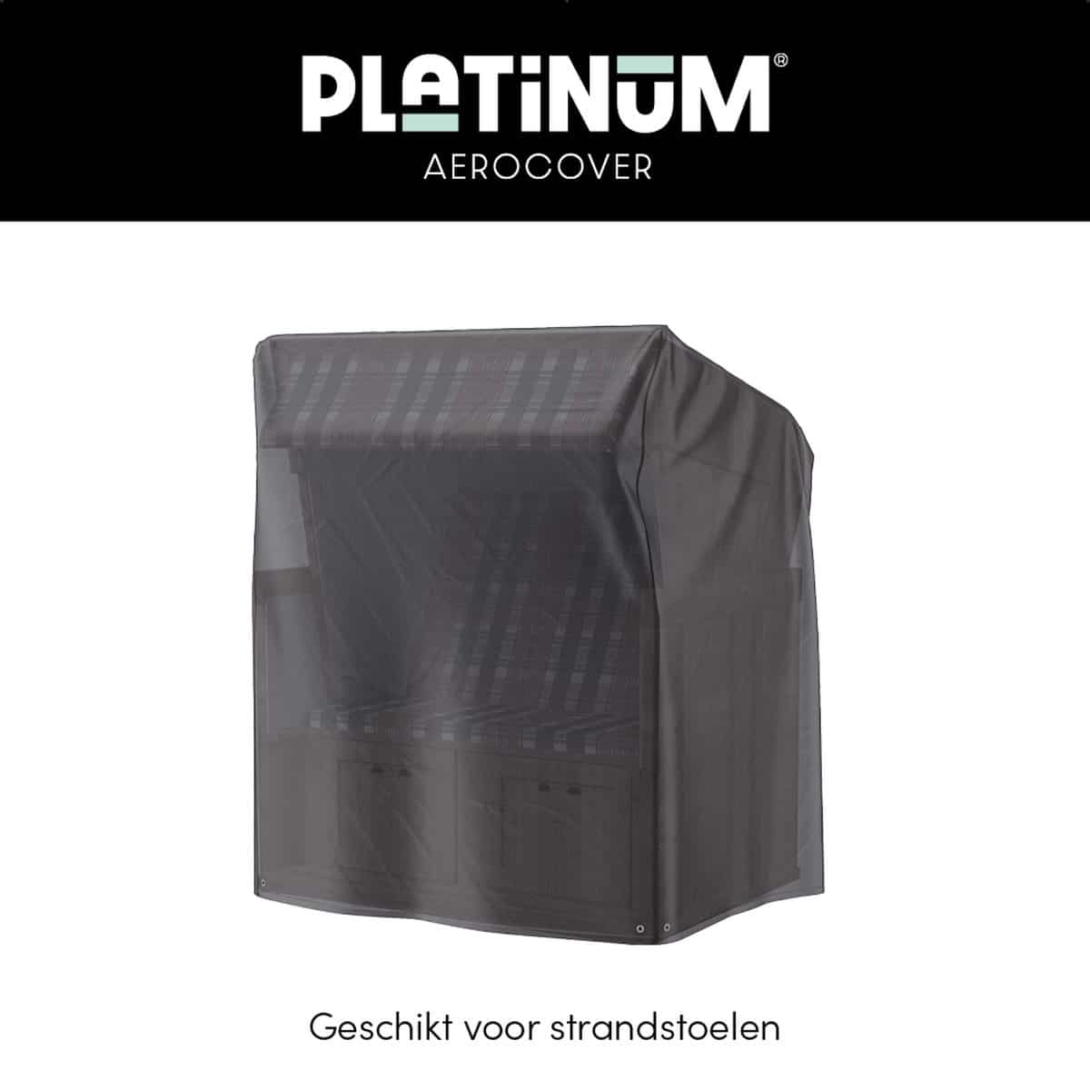 platinum aerocover strandstoelhoes 150x105xh145/165cm ademend waterproof