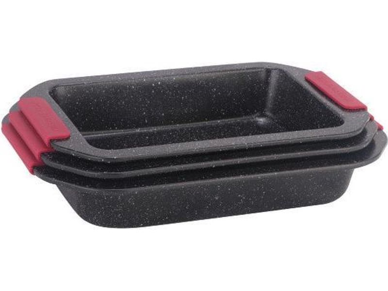 Platinum Bak- en Ovenschalen Set - 3-delig - Antiaanbaklaag &