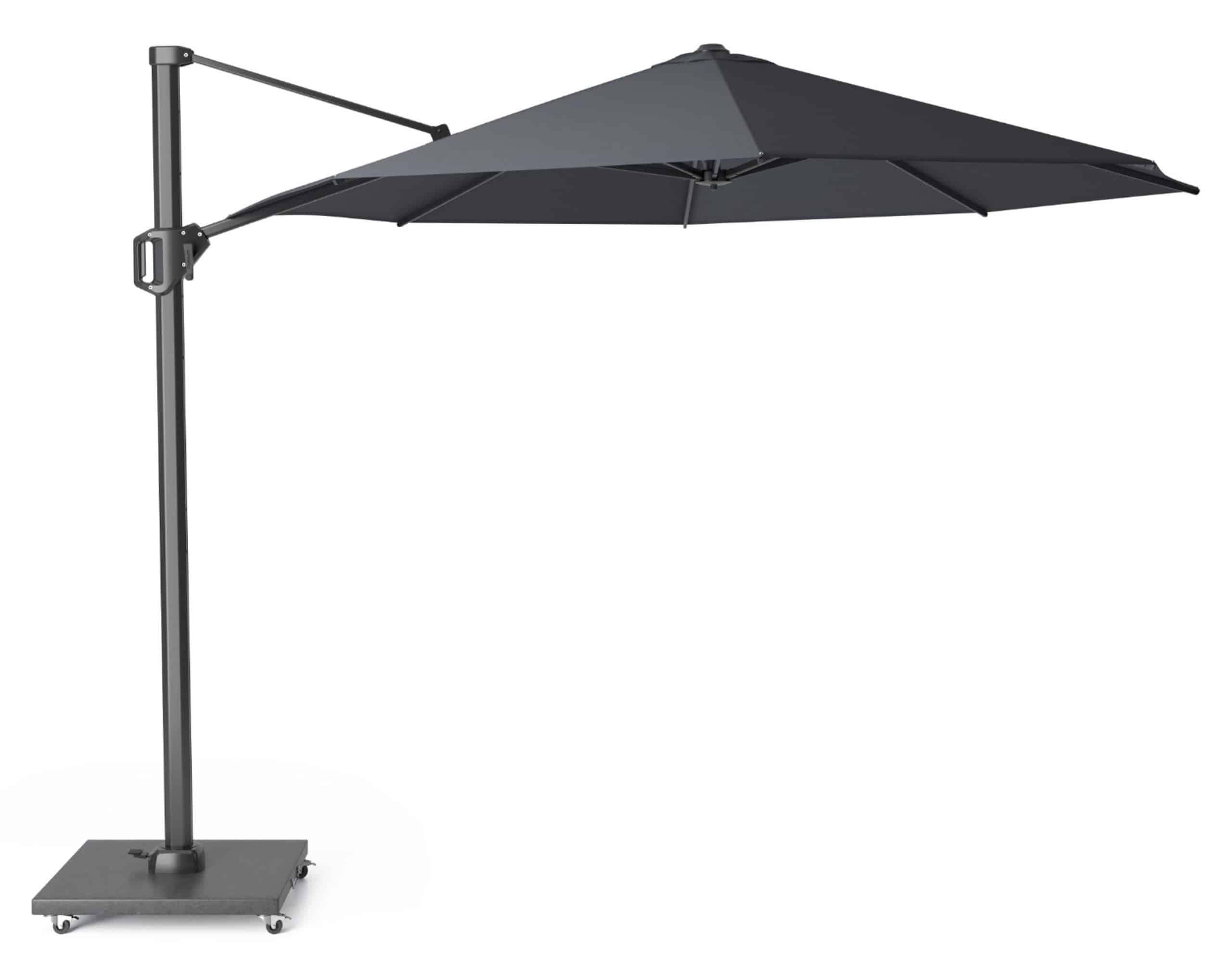 platinum challenger zweefparasol 3.5m t1 (excl. voet) antraciet