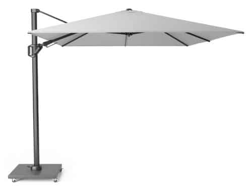 Platinum Challenger zweefparasol 3.5x2.6 m T2 (excl. voet) Licht grijs