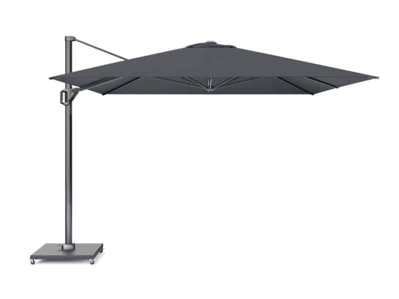 Platinum Challenger zweefparasol 3.5x3.5m T1 premium (excl. voet) faded black