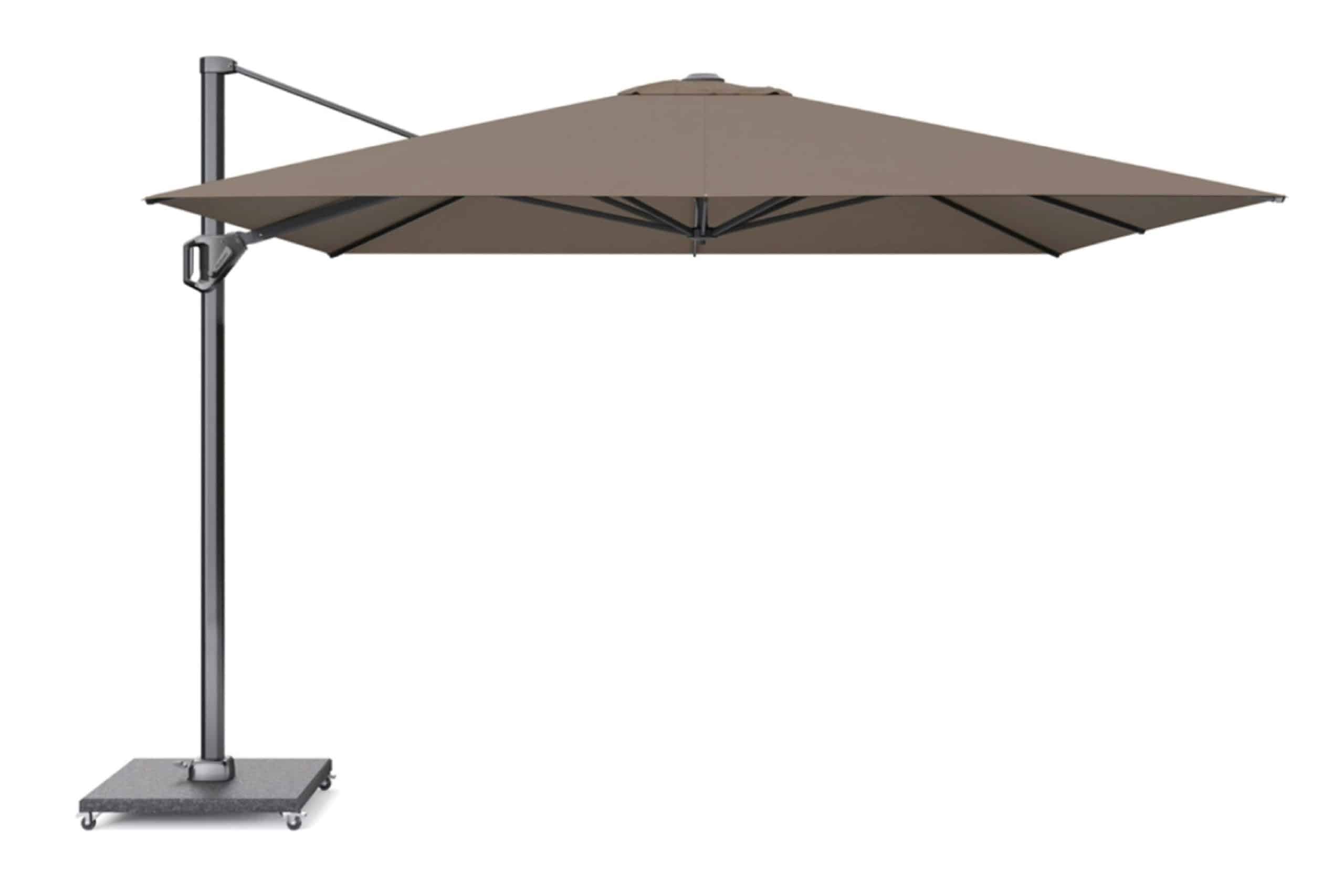 platinum challenger zweefparasol 3.5×3.5m t1 premium (excl. voet) havana