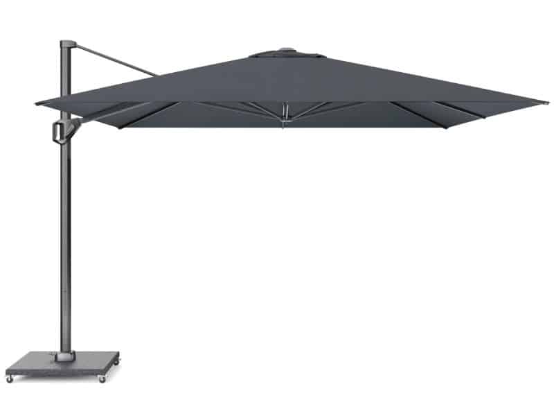 Platinum Challenger zweefparasol 350x350 cm T1 Telescope (excl. voet) Faded Black