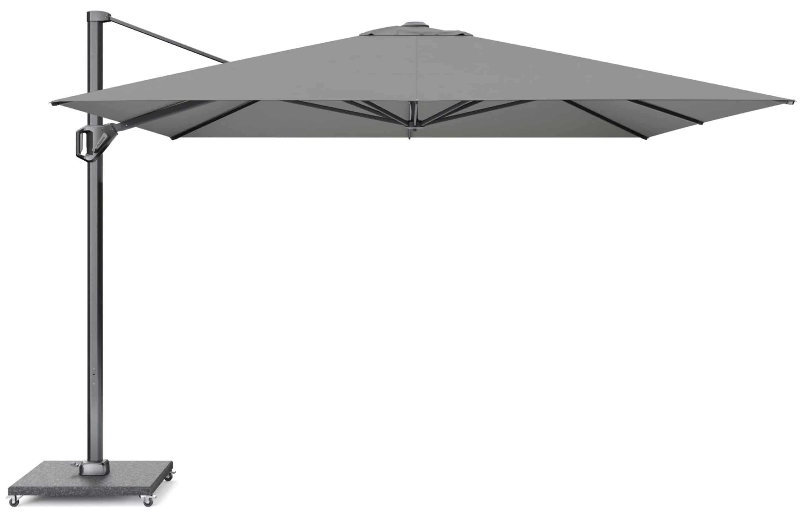 platinum challenger zweefparasol 350×350 cm t1 telescope (excl. voet) manhattan