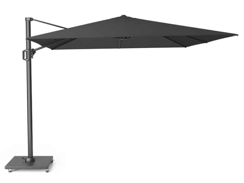 Platinum Challenger zweefparasol 3x3m T1 premium (excl. voet) Faded Black