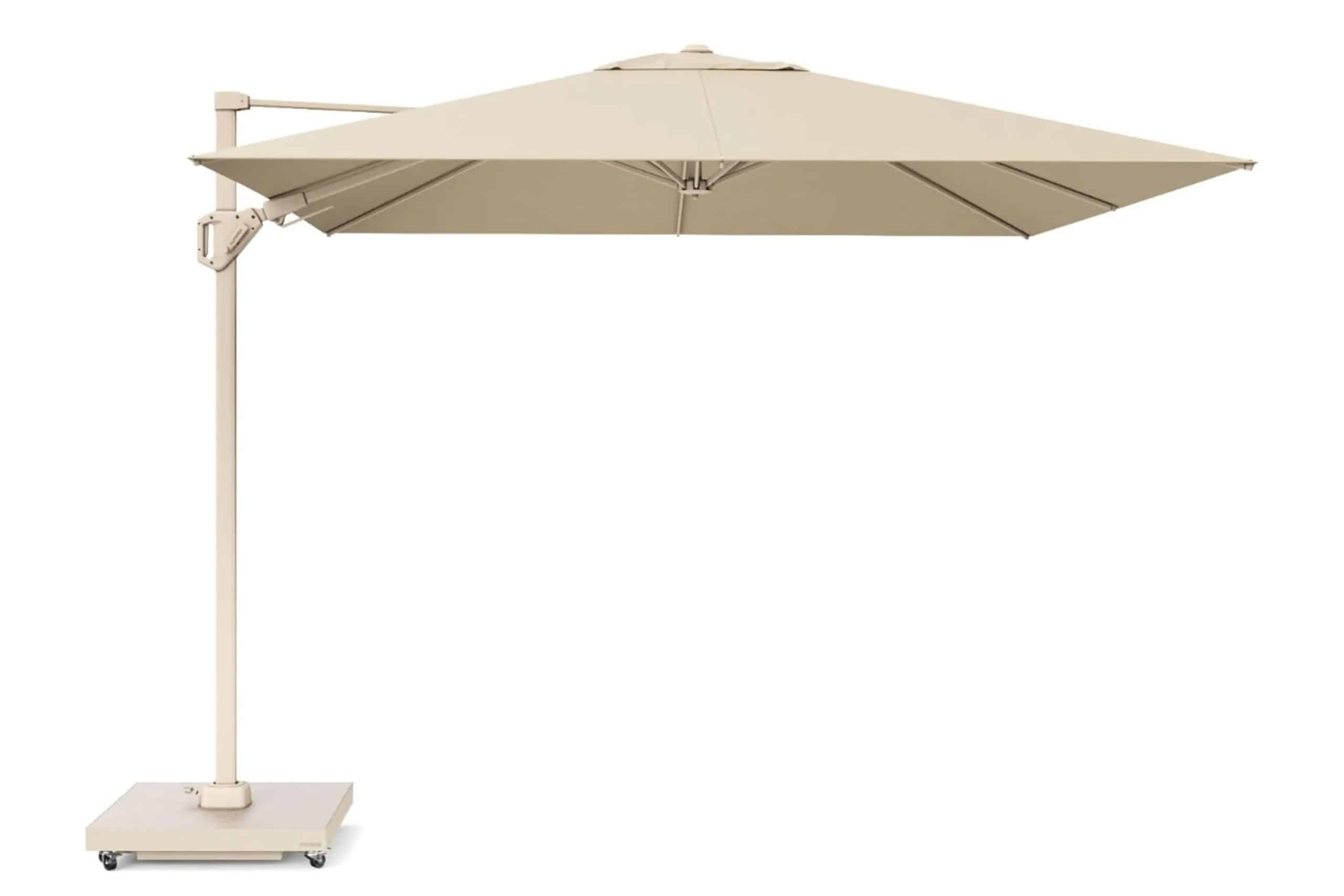platinum challenger zweefparasol 3x3m t2 premium (excl. voet) champagne