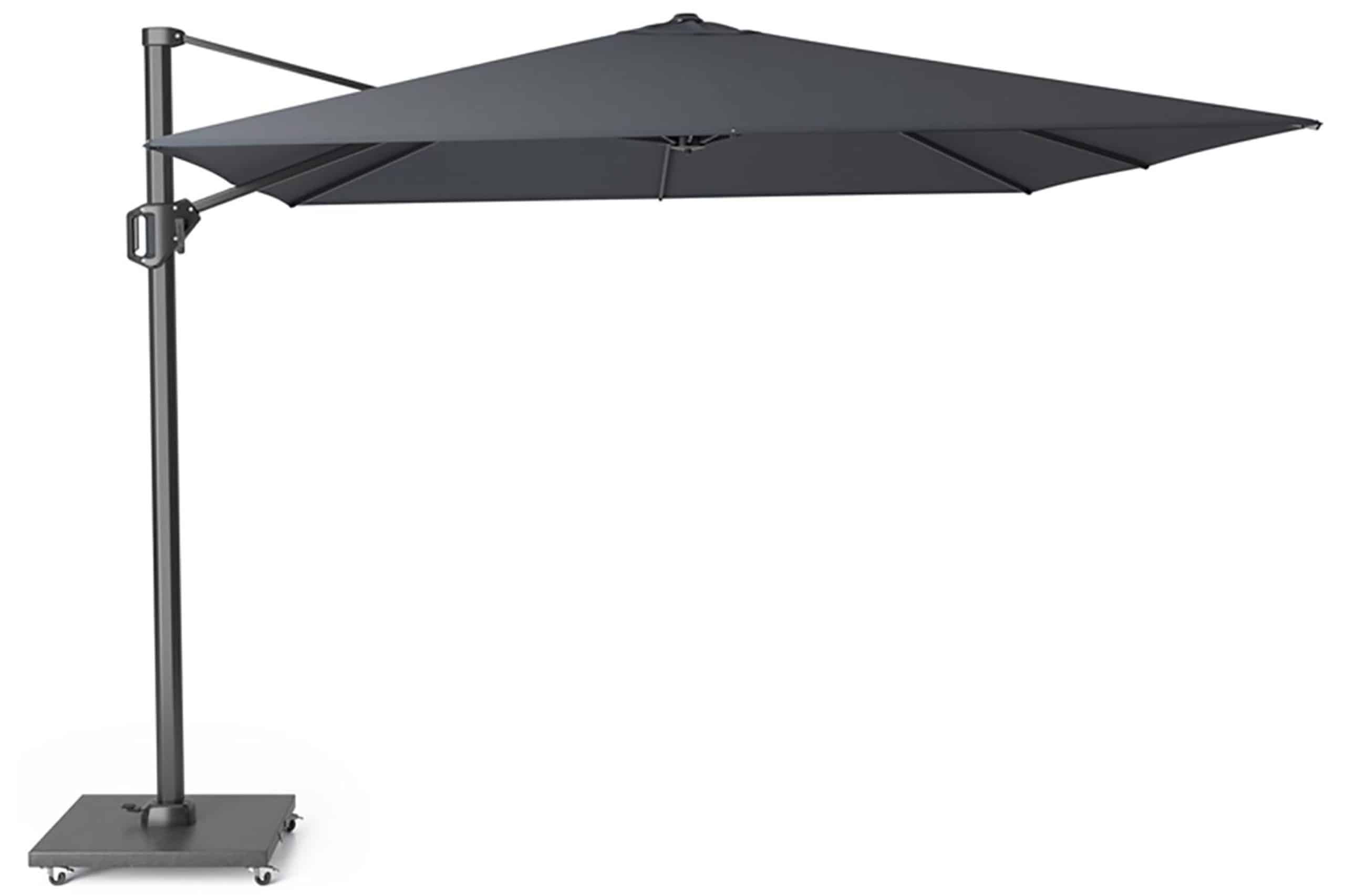 platinum challenger zweefparasol 4x3m t1 (excl. voet) faded black
