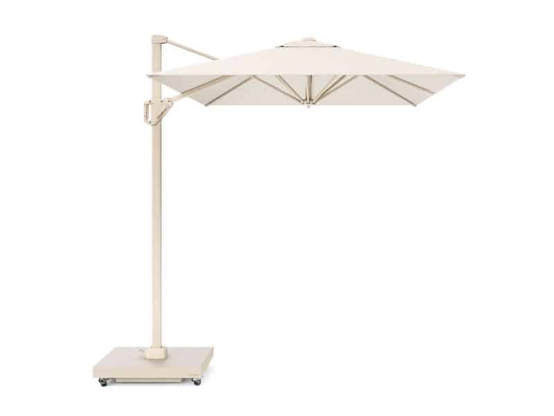 Platinum Voyager zweefparasol 2.5x2.5m T1 (excl. voet) Ivoor