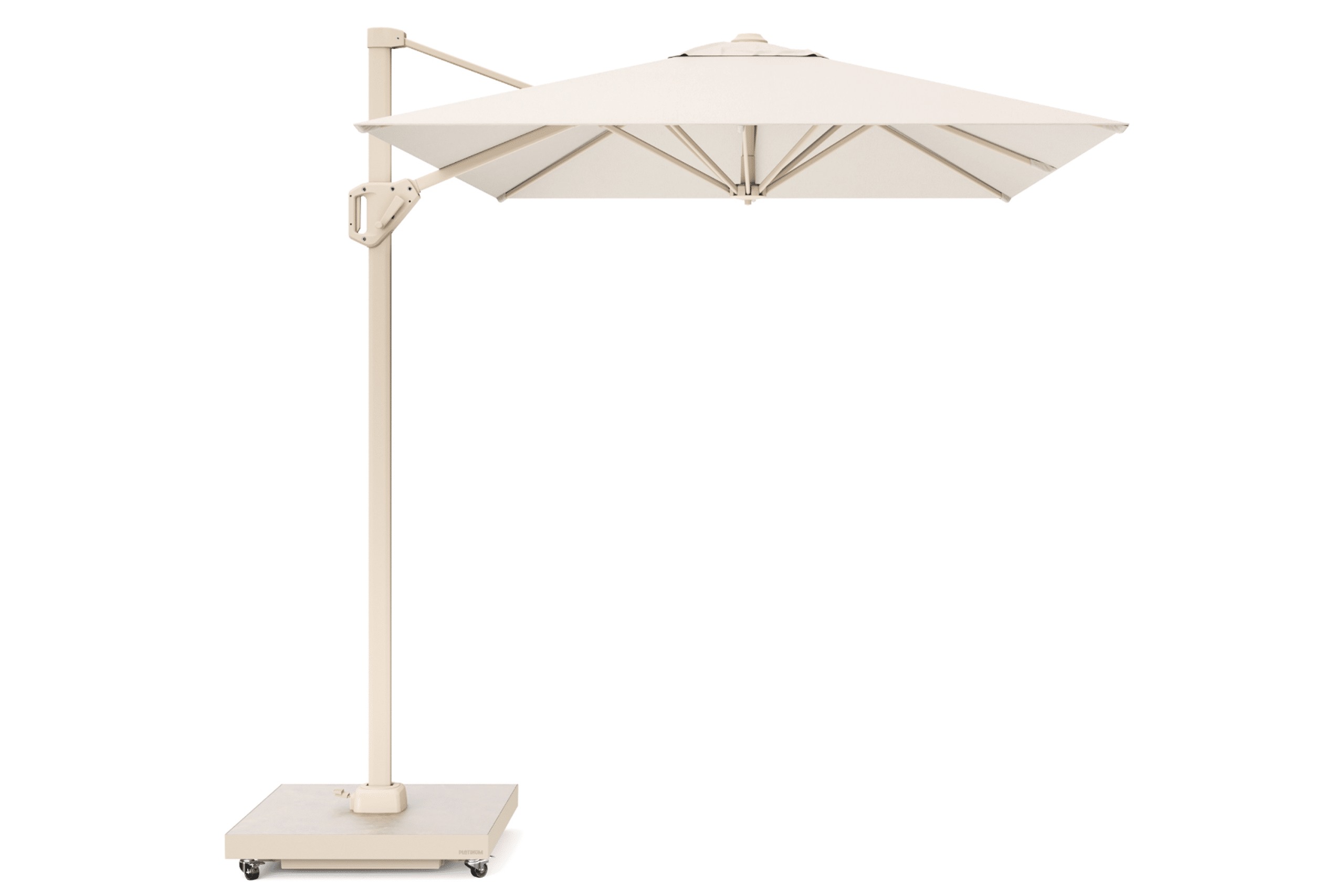 platinum voyager zweefparasol 2.5×2.5m t1 (excl. voet) ivoor