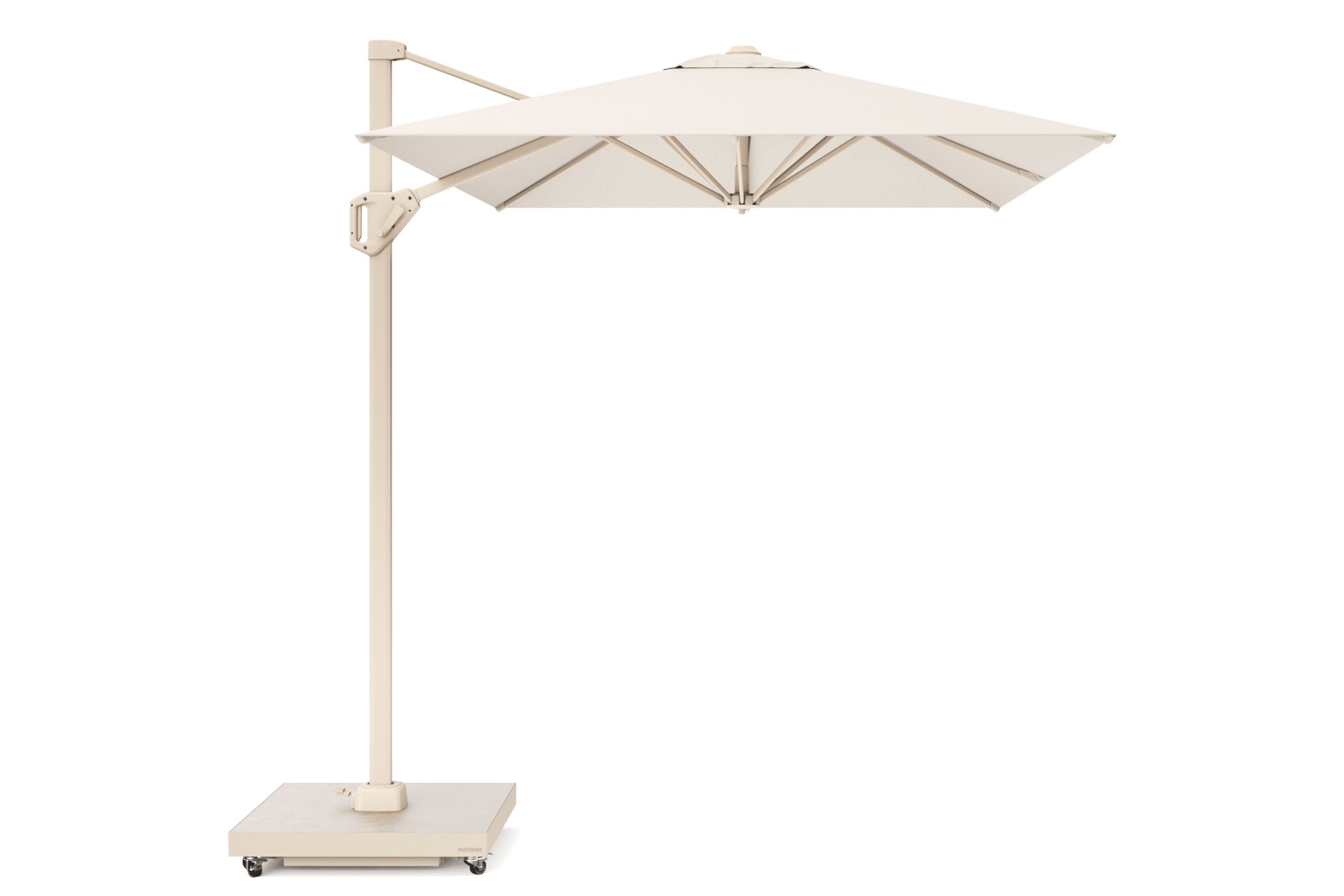 platinum voyager zweefparasol 300x200c m t1 (excl. voet) ivoor