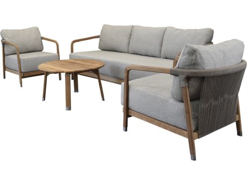 Potato head stoel bank loungeset 4 delig teak