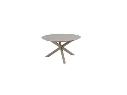 Prado dining tafel latte keramiek rond dia. 130 cm Taste - Taste