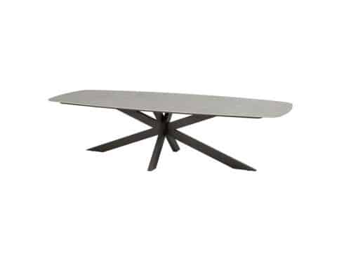 Prado dining tafel terre keramiek barrel shape 300x110 cm Taste - Taste