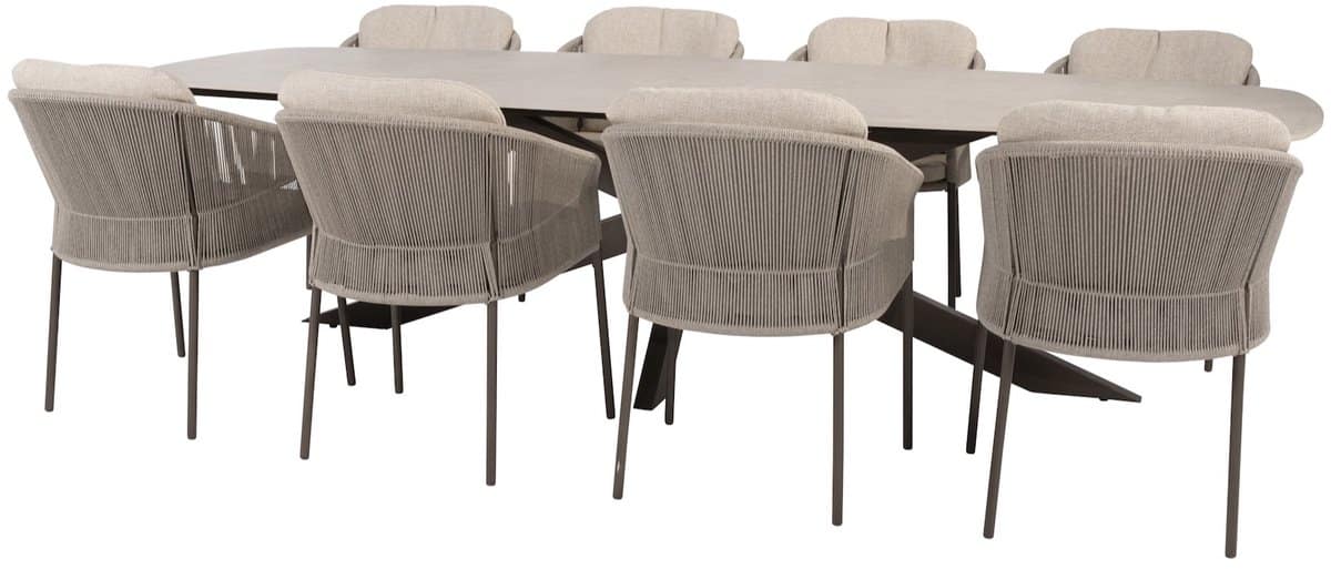 prado florence dining tuinset 300x110xh75 cm 9 delig terre keramisch