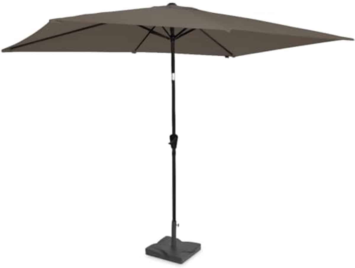premium parasol 200x300cm duurzame tuinparasol met inclusief parasolvoet