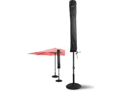 Premium parasolhoes met ventilatieopeningen en speciale coating voor ronde en