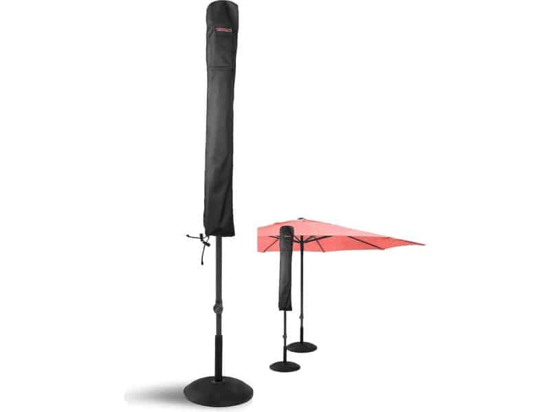 Premium parasolhoes - ultrarobuust met ventilatieopeningen - voor parasols rond