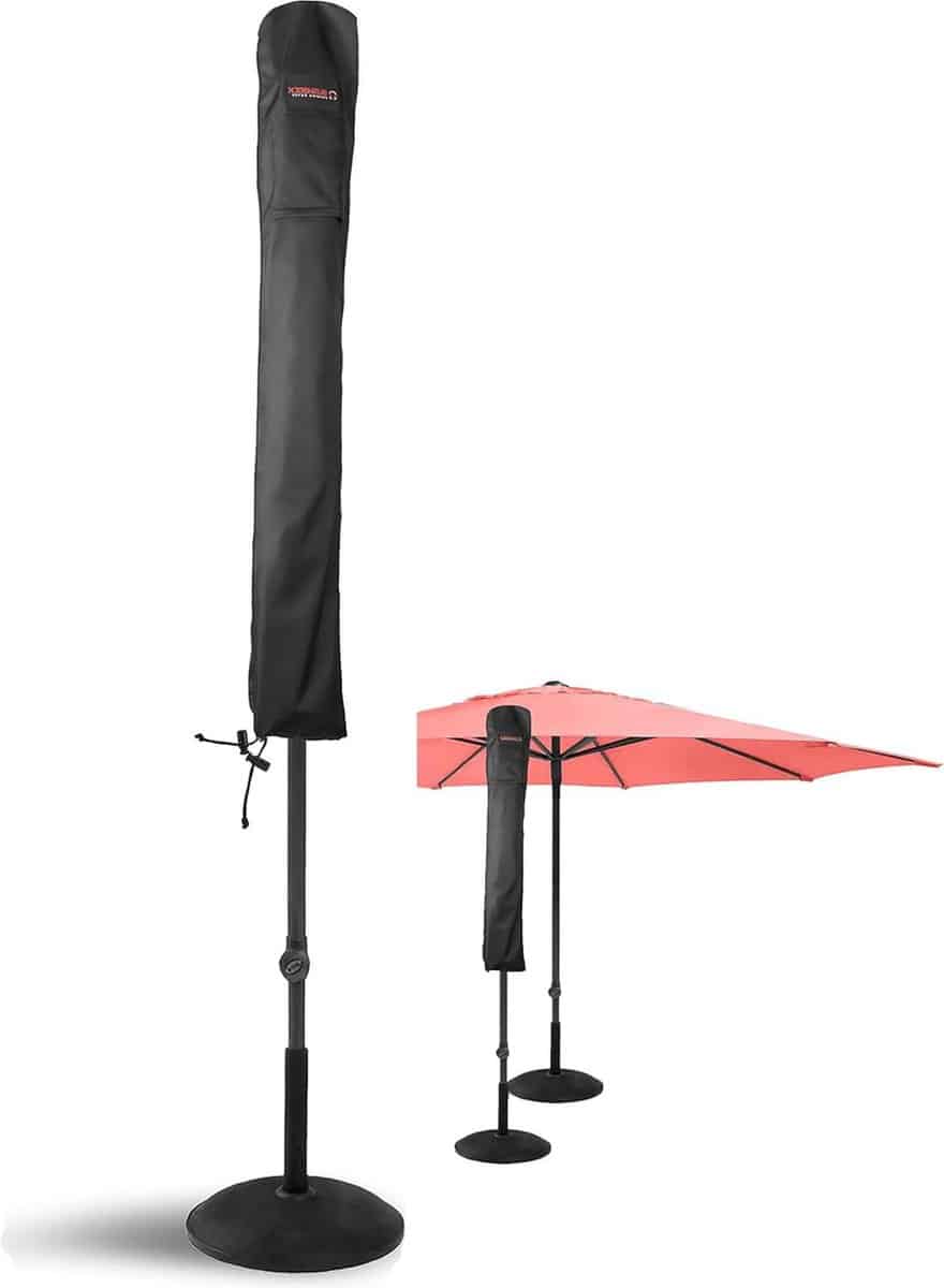 premium parasolhoes ultrarobuust met ventilatieopeningen voor parasols rond