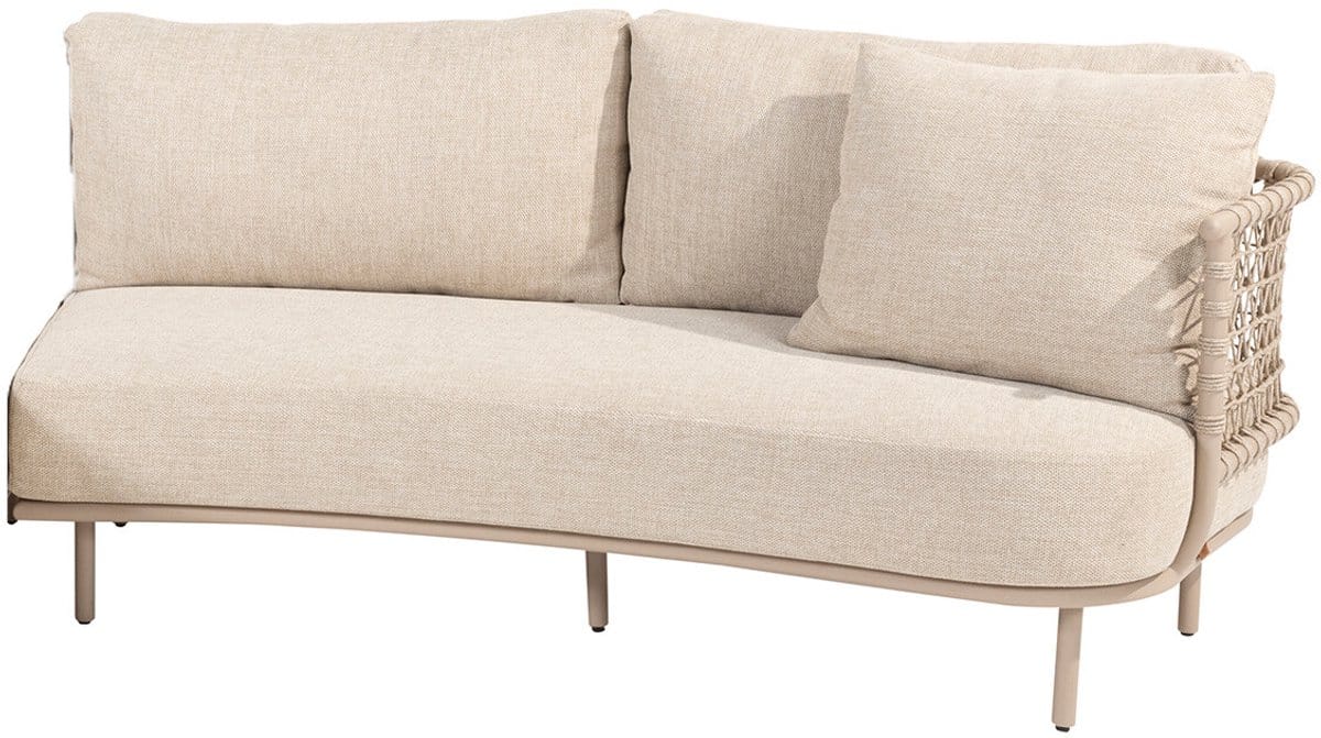 primavera tuin loungebank gevlochten rotan inclusief kussen