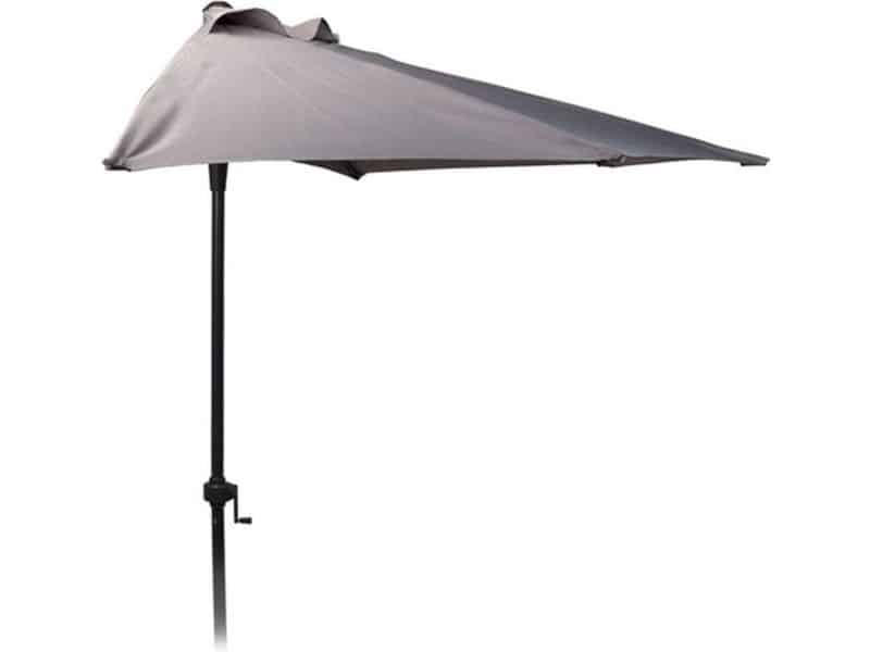 Pro Garden Parasol Half Rond - dia 250cm - Grijs