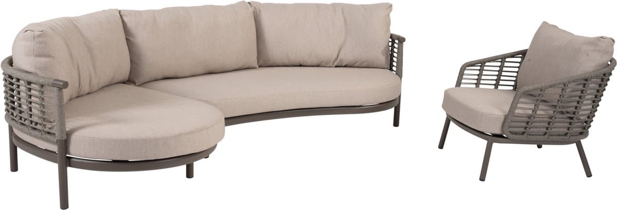 puglia chaise longue loungeset 3 delig terre taste 4so