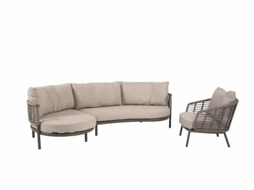 Puglia loungeset 3-delig terre