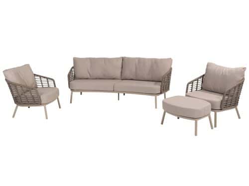 Puglia loungeset incl. voetenbank